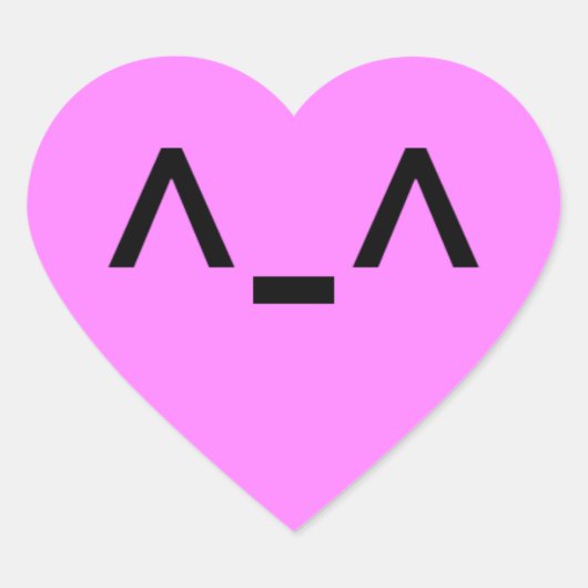 Cœur Sticker Coeur mignon (Devant)