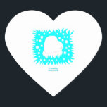 Cœur Sticker Coeur Neige hiver<br><div class="desc">Vous pouvez admirer mon dessin d'un coeur de neige avec de la glace blanche autour et des flocons de neige qui tombent,  j'appelle ce dessin,  "Coeur des neiges d'hiver",  qui fait les salutations d'hiver parfaites. Maintenant,  vous pouvez commander,  "Winter Snow Heart" sur cet autocollant cardiaque.</div>