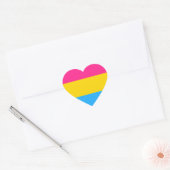 Cœur Sticker Coeur Pan Pride (Enveloppe)