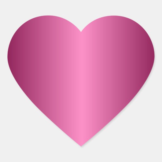 Cœur Sticker Coeur rose (Devant)