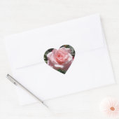 Cœur Sticker Coeur Rose (Enveloppe)