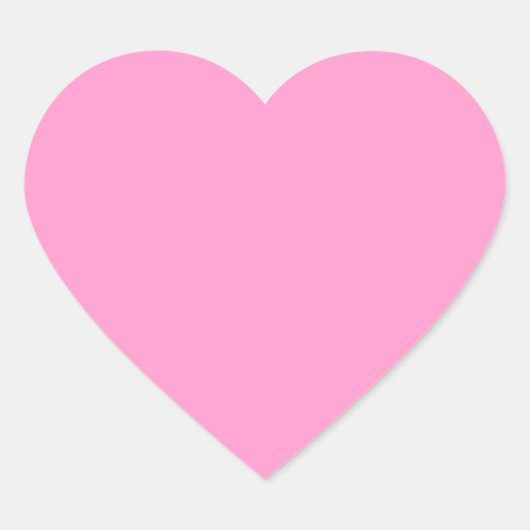 Cœur Sticker Coeur Rose Parfait (Devant)