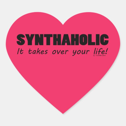Cœur Sticker Coeur Synthaholic (Devant)