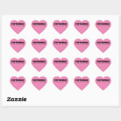 Cœur Sticker Coeur Synthaholic (Feuille)