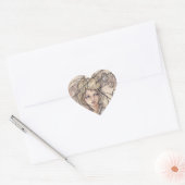 Cœur Sticker Coeur Vanitas (Enveloppe)