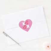 Cœur Sticker Coeur XOXO (Enveloppe)