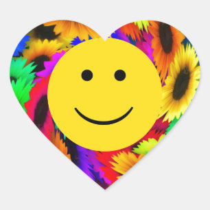Cœur Sticker cool Face