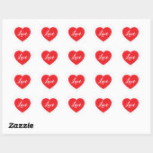 Cœur Sticker d'amour (Feuille)