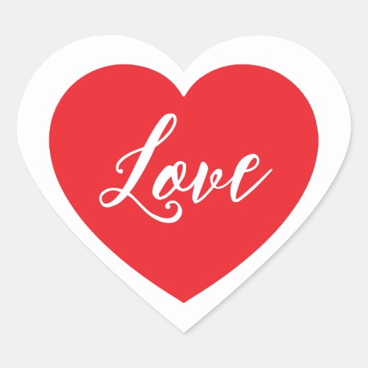 Cœur Sticker d'amour (Devant)