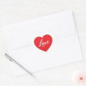 Cœur Sticker d'amour (Enveloppe)