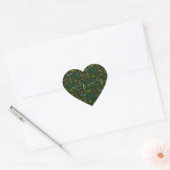 Cœur Sticker d'anniversaire du 10 février (Enveloppe)
