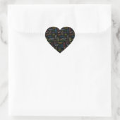 Cœur Sticker d'anniversaire du 22 mars (Sac)