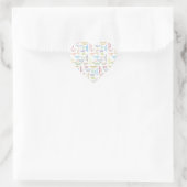 Cœur Sticker d'anniversaire du 29 avril (Sac)