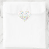 Cœur Sticker d'anniversaire du 29 mars (Sac)