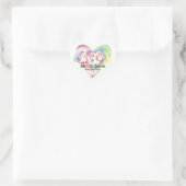 Cœur Sticker de coeur avec lettre d'amour (Sac)