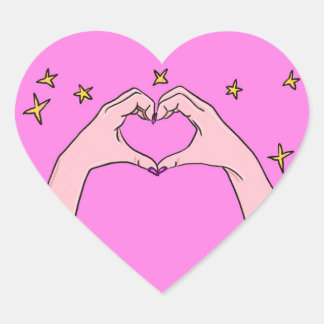Cœur Sticker de coeur d'amour
