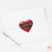 Cœur Sticker de coeur d'amour (Enveloppe)