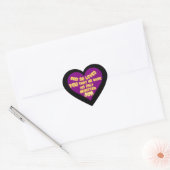 Cœur Sticker de coeur de Dieu aimé (Enveloppe)