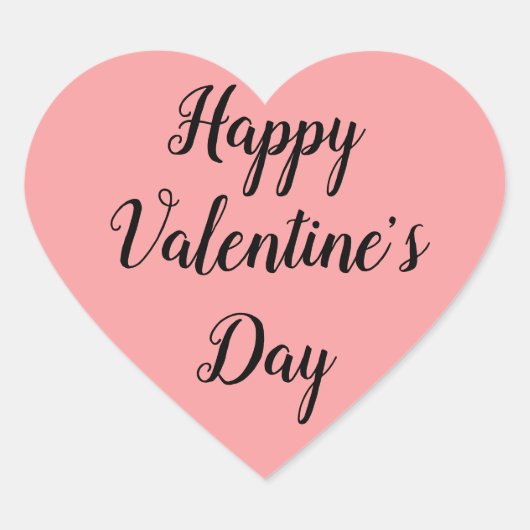 Cœur Sticker de coeur de la Saint-Valentin (Devant)