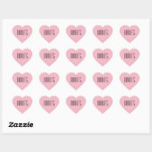 Cœur Sticker de coeur Donuts (Feuille)