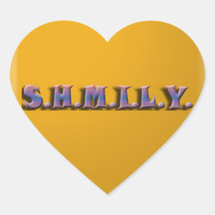Cœur Sticker de coeur SHMILY