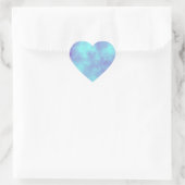 Cœur Sticker de coeur violet tempête (Sac)