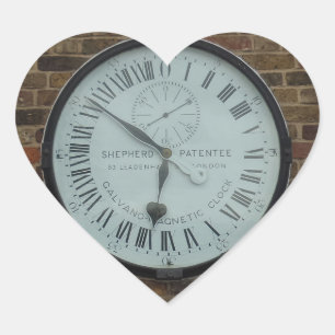 Cœur Sticker de l'horloge Galvanomagnétique