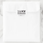 Cœur Sticker de M. & Mme Hearts (Sac)