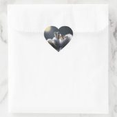 CŒUR STICKER DE PAIX (Sac)