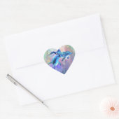 Cœur Sticker Dolphin Couple - Peinture (Enveloppe)