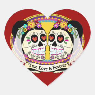Cœur Sticker Dos Novias (2 Mariées)