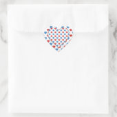 Cœur Sticker double coeur (Sac)