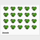 Cœur Sticker du coeur vert émeraude (Feuille)
