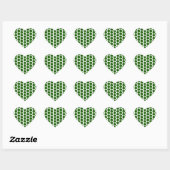 Cœur Sticker du coeur vert émeraude (Feuille)