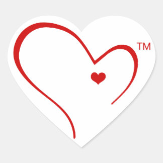 Cœur Sticker du logo de Detroit Heart Mittens