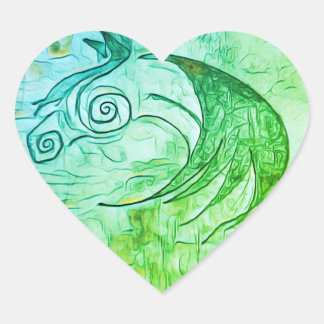 Cœur Sticker Earth and Sky Horse