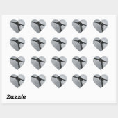 Cœur Sticker en forme de coeur (Feuille)