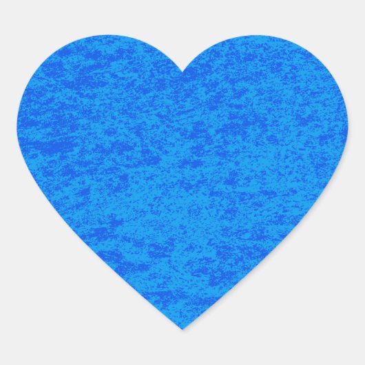 Cœur Sticker en marbre bleu (Devant)