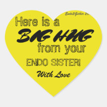 Sticker Endo Sister Hug