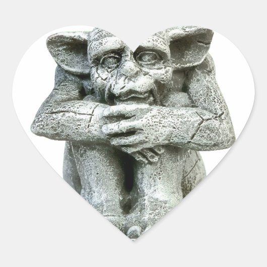Cœur Sticker Gargoyle (Devant)