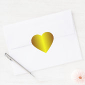 Cœur Sticker Gold Heart (Enveloppe)