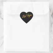 Cœur Sticker Gold Las Vegas (Sac)