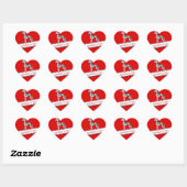 Cœur Sticker Grautiger Merle (Feuille)