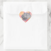 Cœur Sticker Hippo Love (Sac)