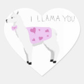 Cœur Sticker I Llama You (Devant)