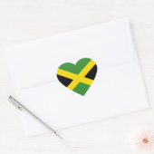 Cœur Sticker jamaïcain (Enveloppe)