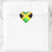Cœur Sticker jamaïcain (Sac)
