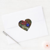 Cœur Sticker Joyeux Noël (Enveloppe)