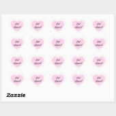 Cœur Sticker juste marié (Feuille)