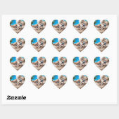 Cœur Sticker Koala et Baby (Feuille)
